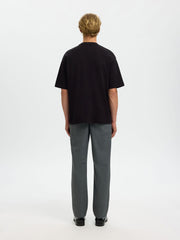 Selected Homme Loose Oscar Pocket Tee - Black