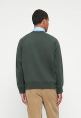 Selected Homme Organic Relaxed Aron Sweatshirt Deep Forest