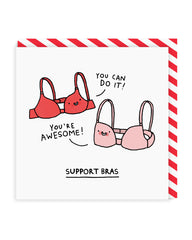 Ohh Deer - Support Bras Card