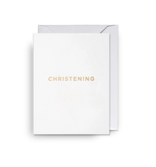 Lagom Design Cherished Christening Mini Card