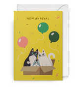 Lagom Design New Arrival Kitten Greeting Card