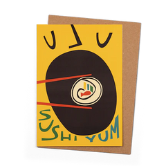 East End Prints - Yum Sushi Card