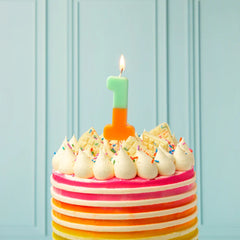 Talking Tables - Orange Number Candles