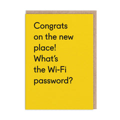 Ohh Deer - What's The Wifi Password Greeting Card