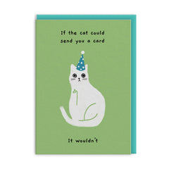 Ohh Deer - The Cat Wouldn't Greeting Card