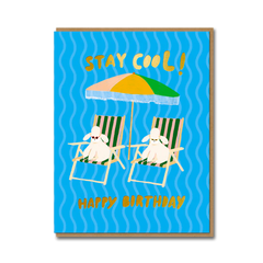 1973 Cool Poodles Card