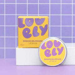Lovely Skincare Banana Milkshake Lip Balm
