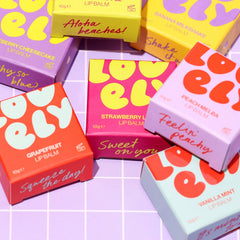 Lovely Skincare Peach Melba Lip Balm