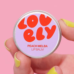 Lovely Skincare Peach Melba Lip Balm