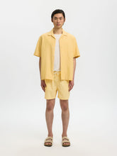 Selected Homme Seersucker Swimshorts - Spectra Yellow