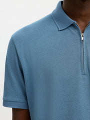 Selected Homme Fave Zip Knitted Polo