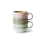 HKliving 70s Ceramics Tea Cups Set of 2- Nova