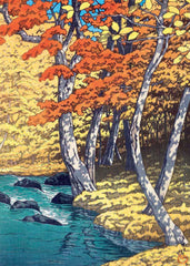 Canns Down Press - Autumn at Oirase Card