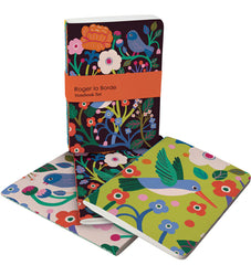 Roger la Borde Birdsong A6 Exercise Books Set