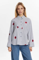Numph Nutillie Shirt- Dark Sapphire