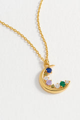 Estella Bartlett - Gold Plated Moon Pendant