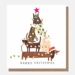 Caroline Gardner - Happy Christmas Dogs Tree