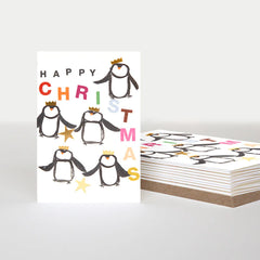 Caroline Gardner - Happy Christmas Penguin Cards - Pack Of 10