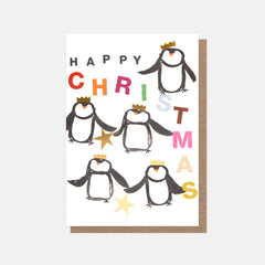 Caroline Gardner - Happy Christmas Penguin Cards - Pack Of 10