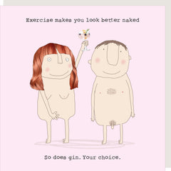 Rosie Made A Thing Card - Naked