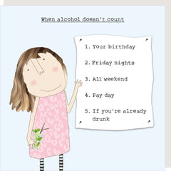 Rosie Made A Thing Card - Doesn’t Count