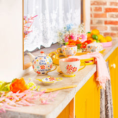 Sass & Belle Folk Floral Tea Bag Tidy