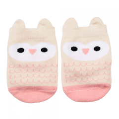 Rex London Pink Owl Baby Socks