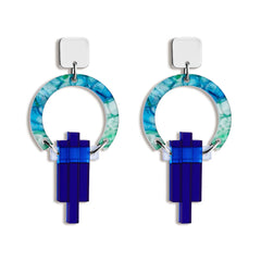 Toolally - Petite Art Deco Chandelier Earrings