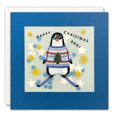 James Ellis Bro Penguin Christmas Card