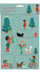 Roger La Borde A Christmas Party Sticker Labels Sheeth