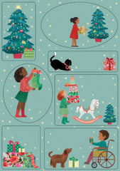 Roger La Borde A Christmas Party Sticker Labels Sheets