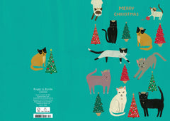 Roger La Borde Christmas Card - Chou Chou Chat