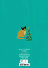 Roger La Borde Christmas Card - Chou Chou Chat