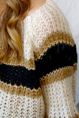 Noella Pacific Knit Sweater - Camel Mix