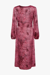 Noella Patty Long Dress - Fuchsia Leo