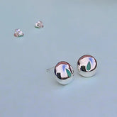 Vurchoo Green Chalcedony Tear Drop Studs - Guatemala