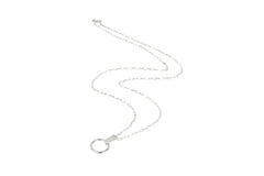 Vurchoo Silver Contrasting Chunky Pendant Necklace- Bangladesh