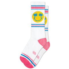 Gumball Poodle Crew Gym Socks - Happy Palms