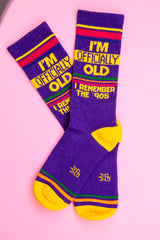 Gumball Poodle Crew Gym Socks - I’m Officially Old I Remember The 90’s