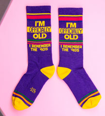 Gumball Poodle Crew Gym Socks - I’m Officially Old I Remember The 90’s