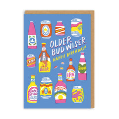 Ohh Deer Older Budwiser Birthday Card