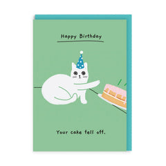 Ohh Deer Your Cake Fell Off Birthday Card