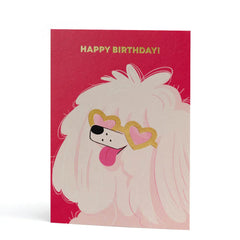 Stormy Knight Floof Birthday Card