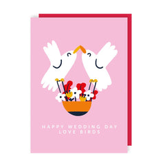 Lucy Maggie Designs Love Birds Wedding Day Card