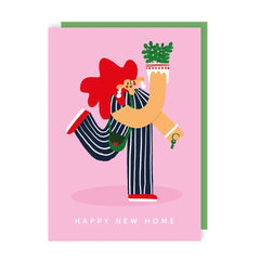 Lucy Maggie Designs New Home Girl Card