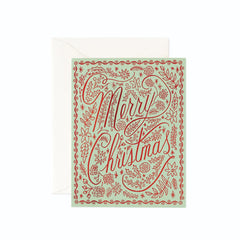 Rifle Paper Crimson Christmas Box Set of 8 Cards