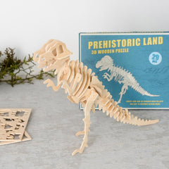 Rex London Tyrannosaurus 3D Wooden Puzzle