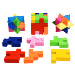 Rex London 3d Puzzle Erasers (Set of 4) - Wild Bear