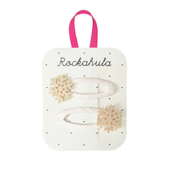 Rockahula Shimmer Snowflake Clips