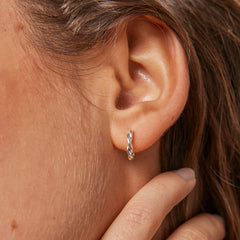 Enamel Copenhagen Hoops Hannah - Silver